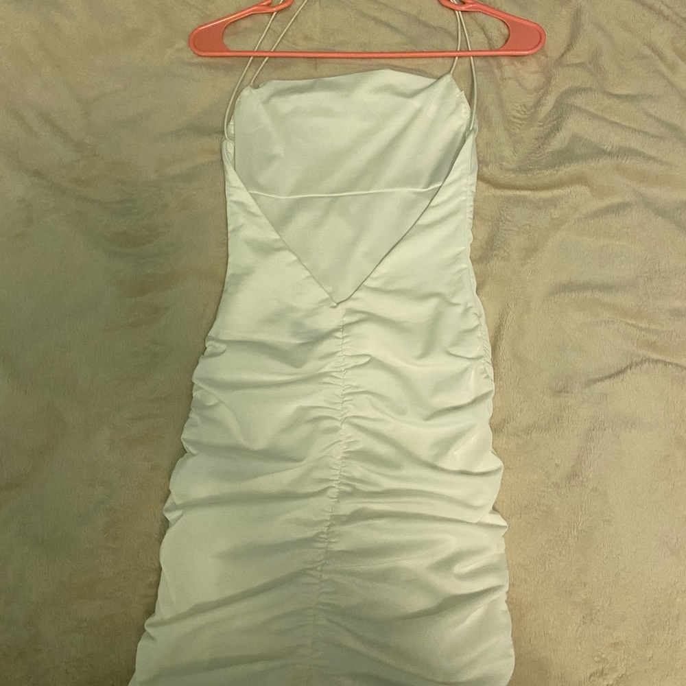 Tiger mist white dress